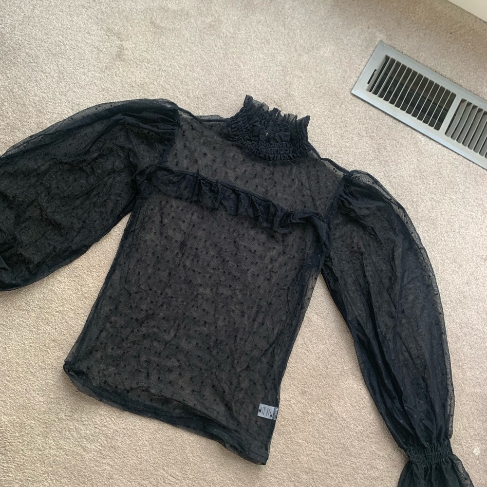 Black dressy shirt